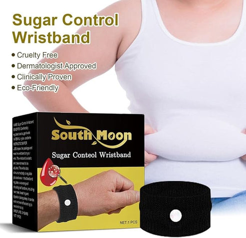 Sugar Control Silicon Band (Black Color)