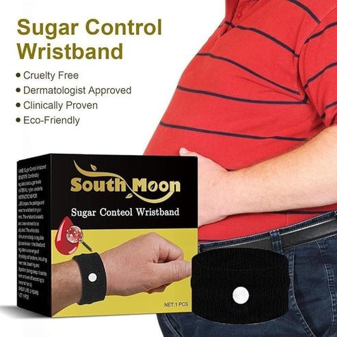 Sugar Control Silicon Band (Black Color)